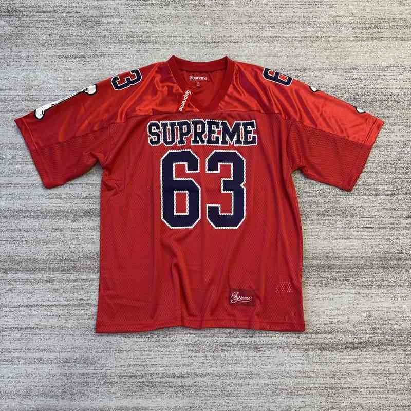 Camiseta Supreme Jersey Bones Football Red