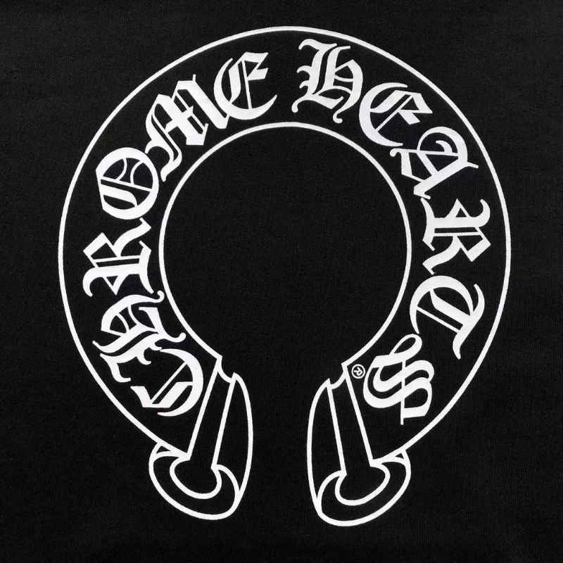 Moletom Chrome Hearts Horseshoe Floral Preto