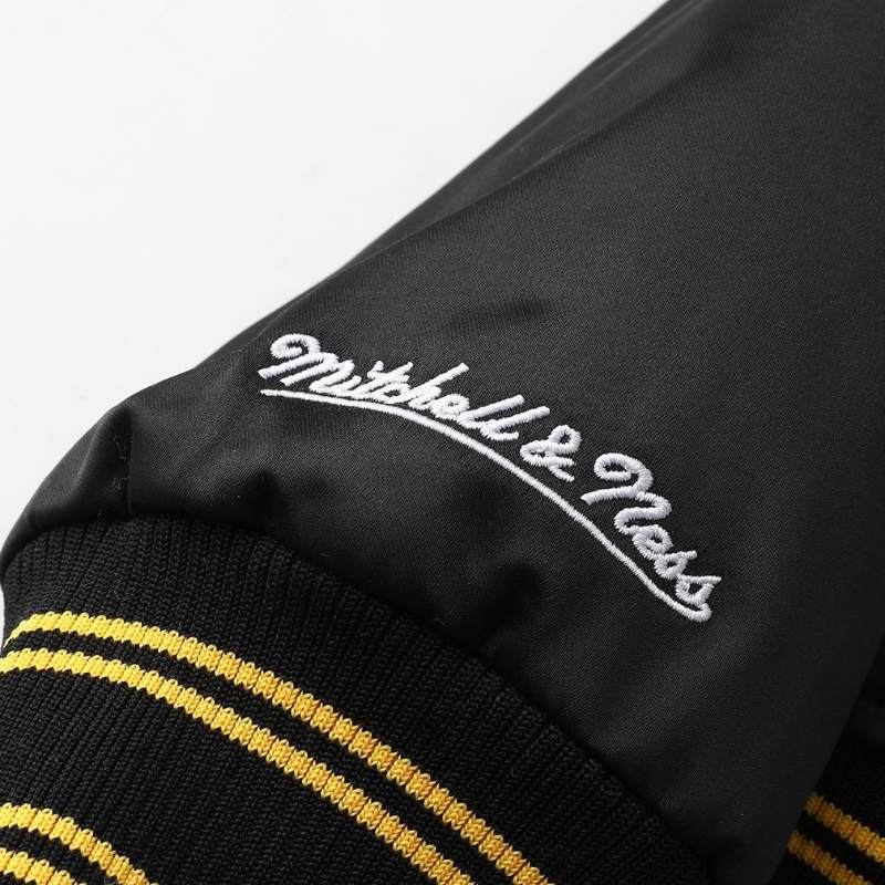 Jaqueta Supreme x Mitchell & Ness Varsity Satin Black