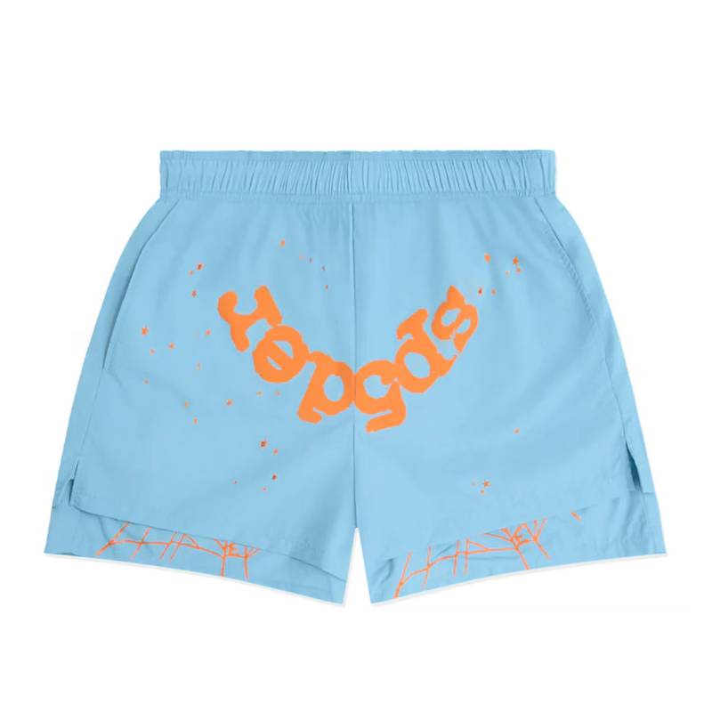 Short Sp5der OG Web Double Layer Light Blue