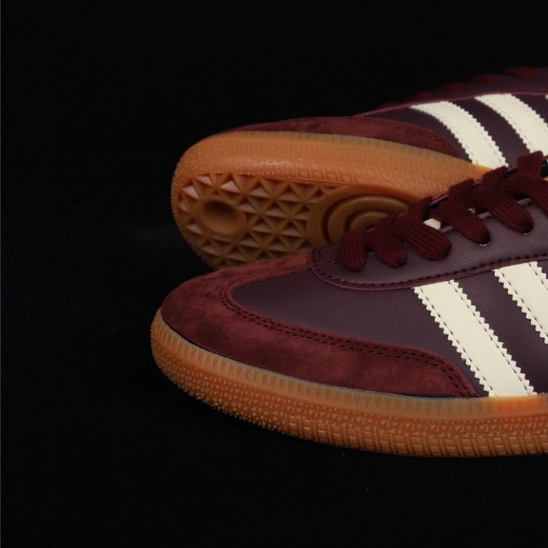 Adidas Samba OG Maroon Gold Metallic