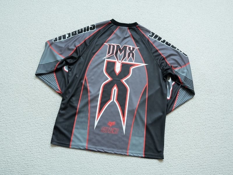 Camisa Fox Racing x Supreme DMX Snow Black