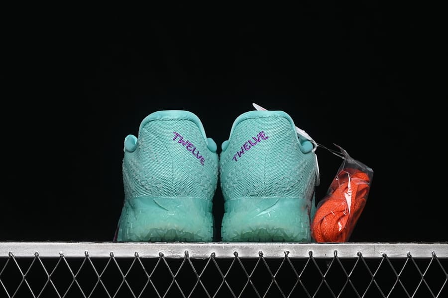 Nike Ja 3 12 Time Bleached Turquoise Vivid Purple Safety Orange