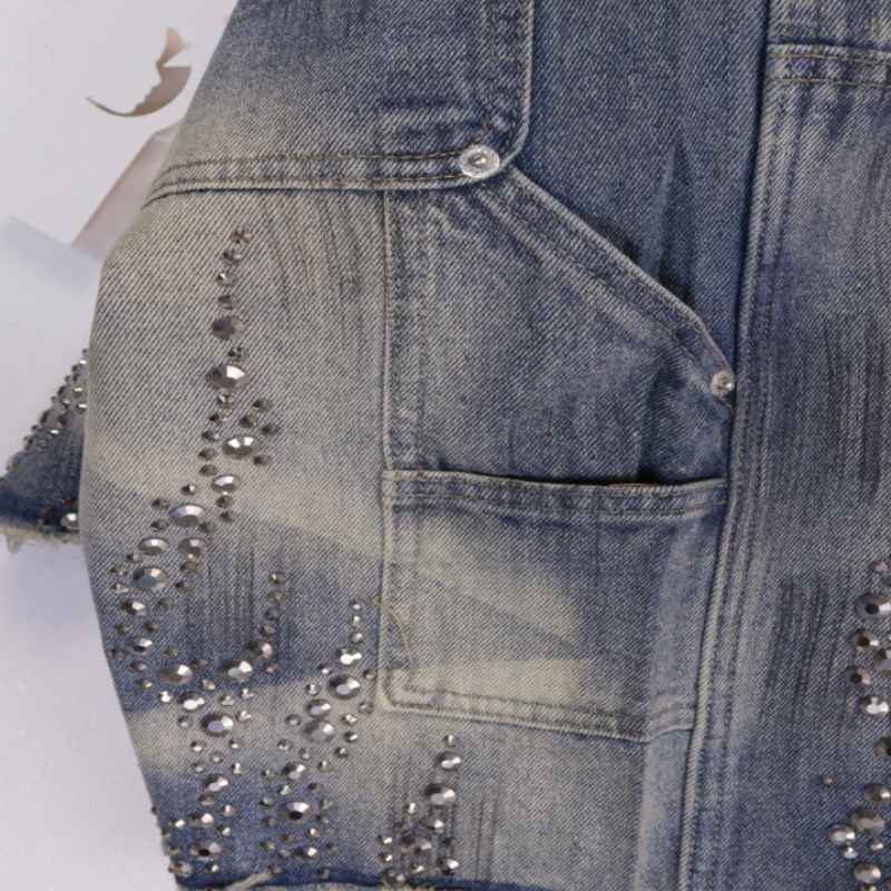 Bermuda Hellstar Denim Diamonds