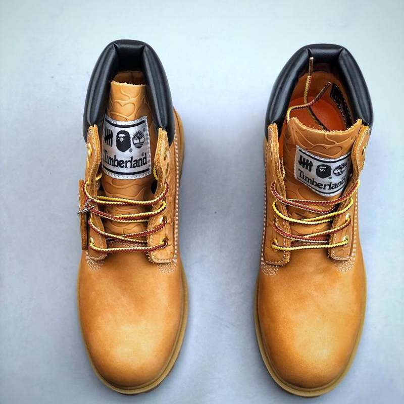 Bota Timberland 6 x A Bathing Ape x Undefeated