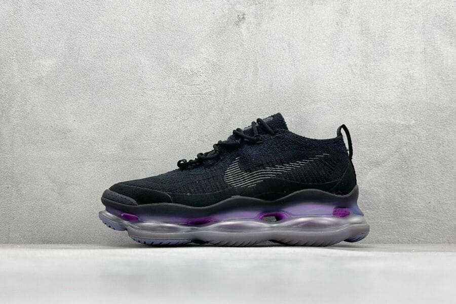 Air Max Scorpion Flyknit Black and Persian Violet