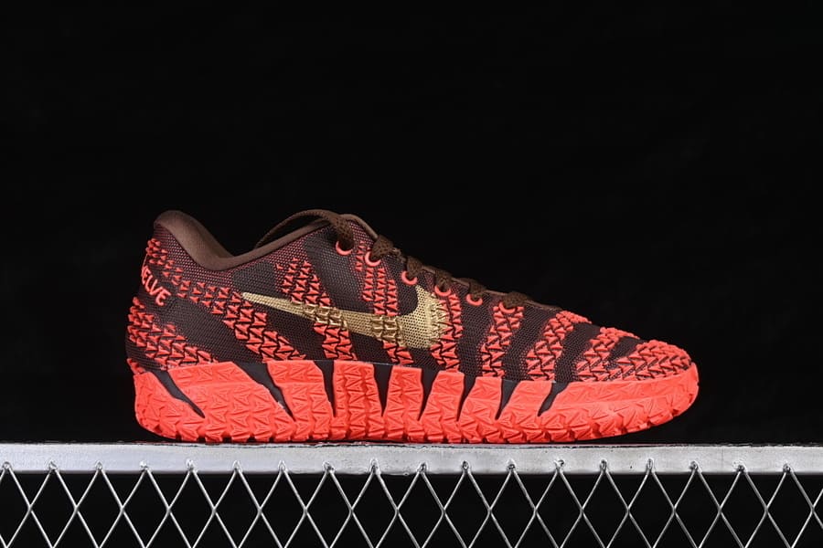 Nike Ja 3 Lunar New Year Light Chocolate and Bright Crimson