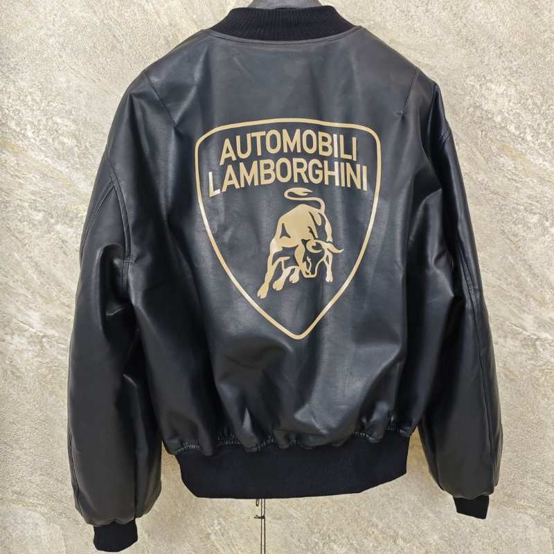 Jaqueta Balenciaga x Automobili Lamborghini Preta
