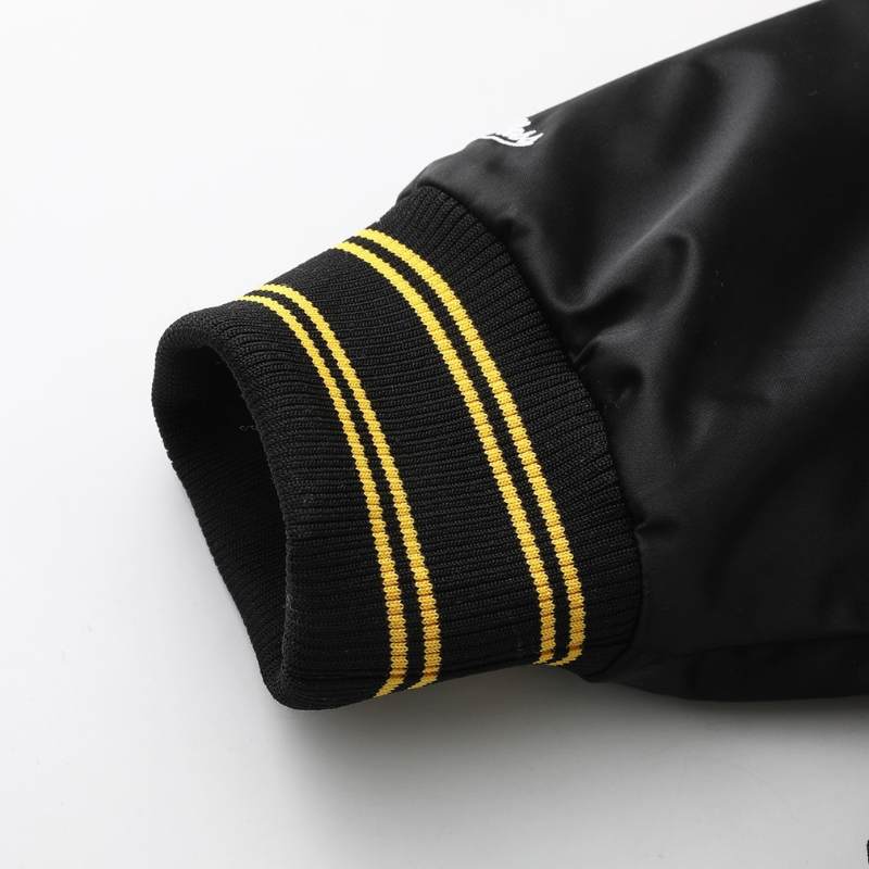 Jaqueta Supreme x Mitchell & Ness Varsity Satin Black