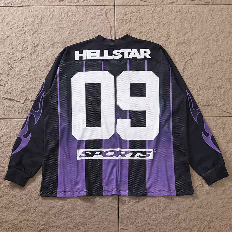 Camisa Hellstar Jersey Long Purple/Black