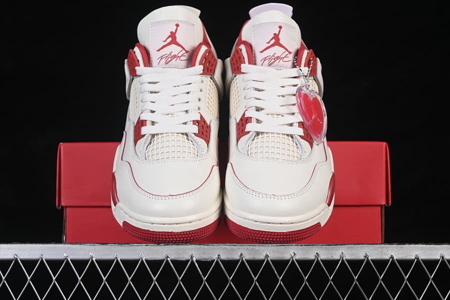 Air Jordan 4 Valentine's Day Pale Ivory Sierra Red (2026)