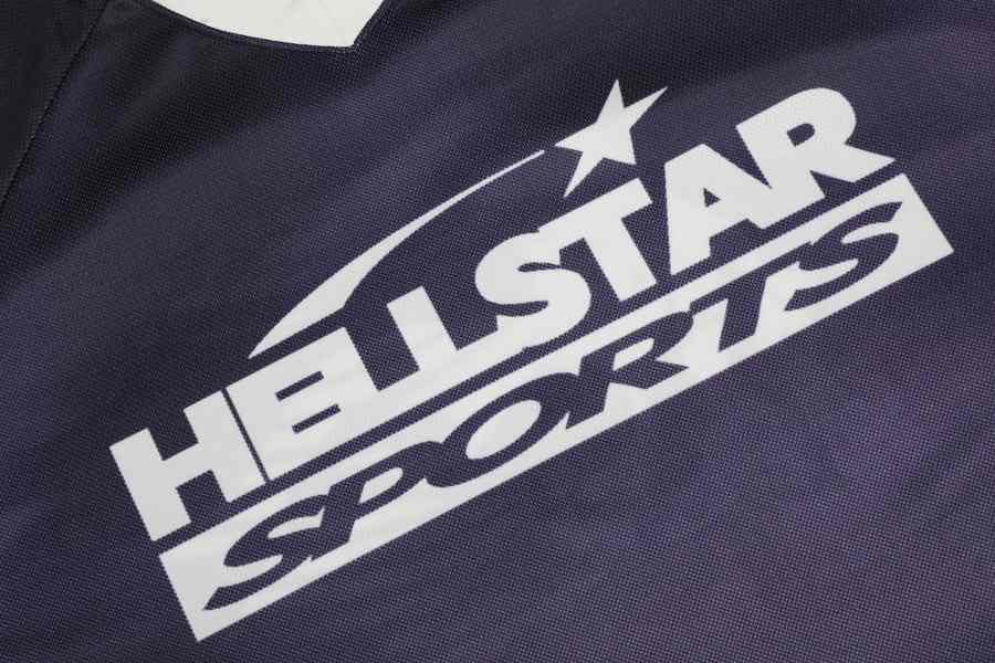 Camiseta Hellstar Jersey Logo Skull Purple