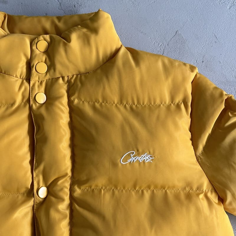 Jaqueta Corteiz Bolo Puffer Yellow