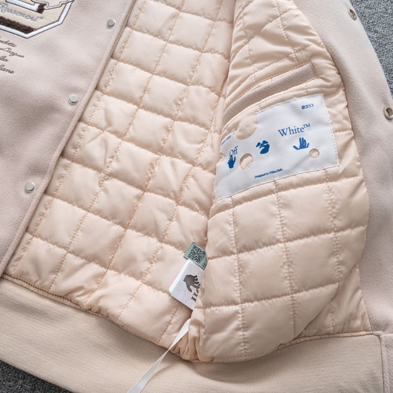 Pronta Entrega - Jaqueta Varsity Off-White x AC Milan