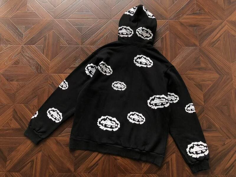 Moletom Denim Tears x Corteiz Zip Black