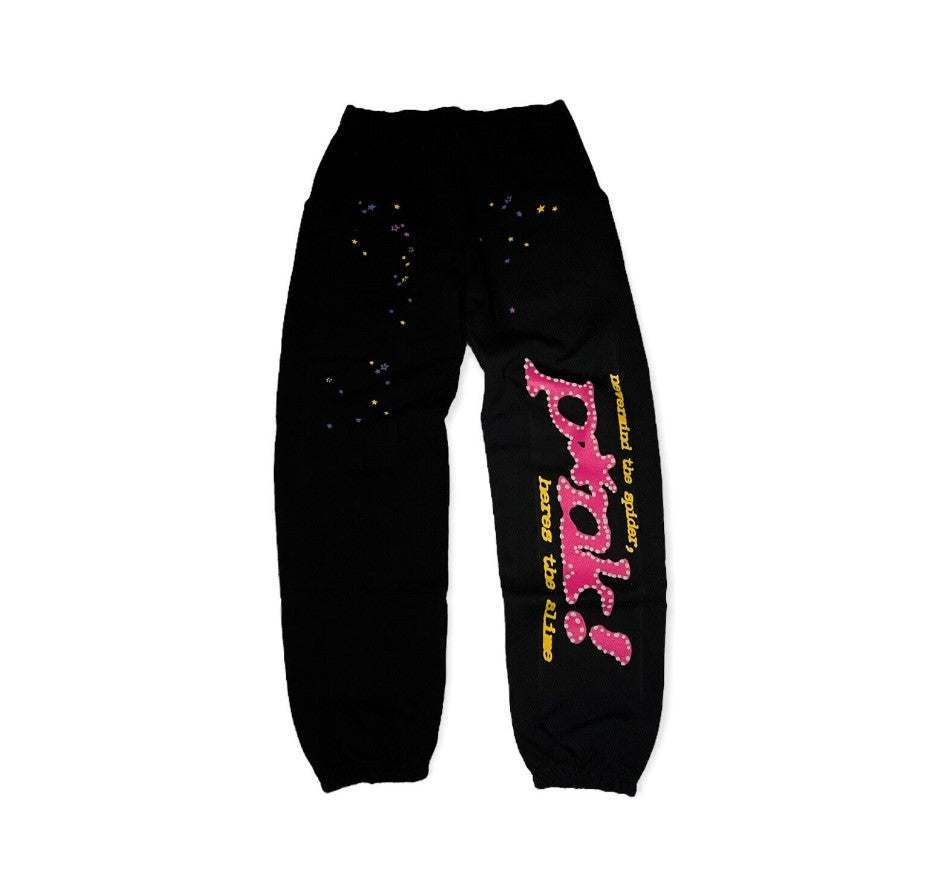 sp5der pank sサイズ Calça Sp5der P*NK Black