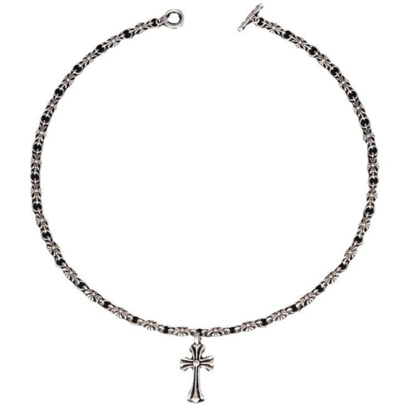 Colar Chrome Hearts Cross Pendant