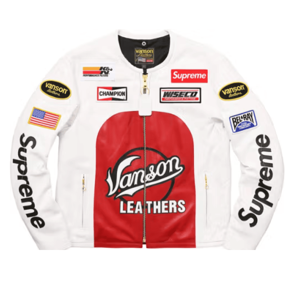 Supreme Vanson Leather Star Jacket XL3代目 Jaqueta Supreme Leather Star Vanson Biker