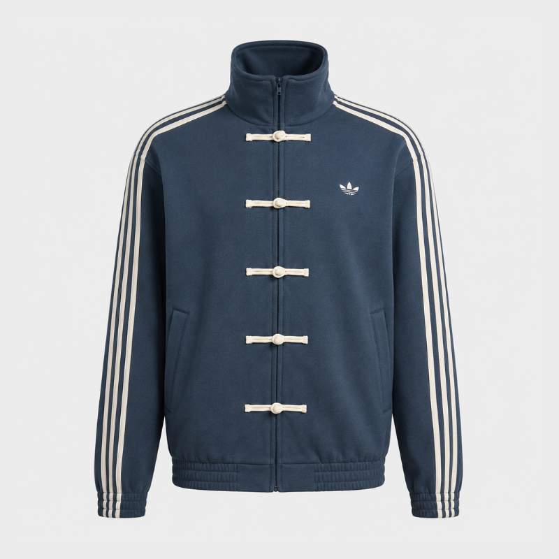 A☆yaN Jaqueta Adidas Chinese New Year Blue