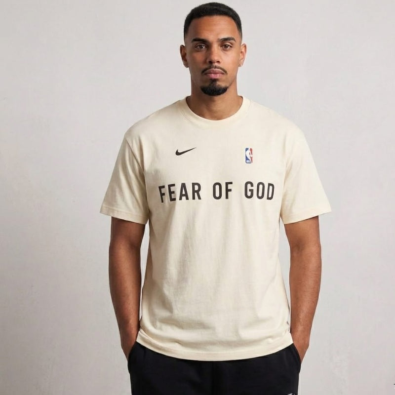 Camiseta Fear Of God x Nike Warm Up Sail