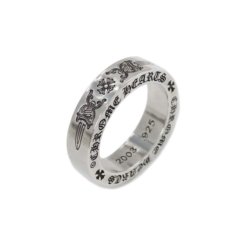 Anel Chrome Hearts Dagger Spacer Anel Chrome Hearts Dagger Spacer