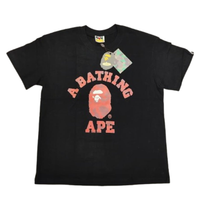 Pronta Entrega - Camiseta BAPE College Camo Preta