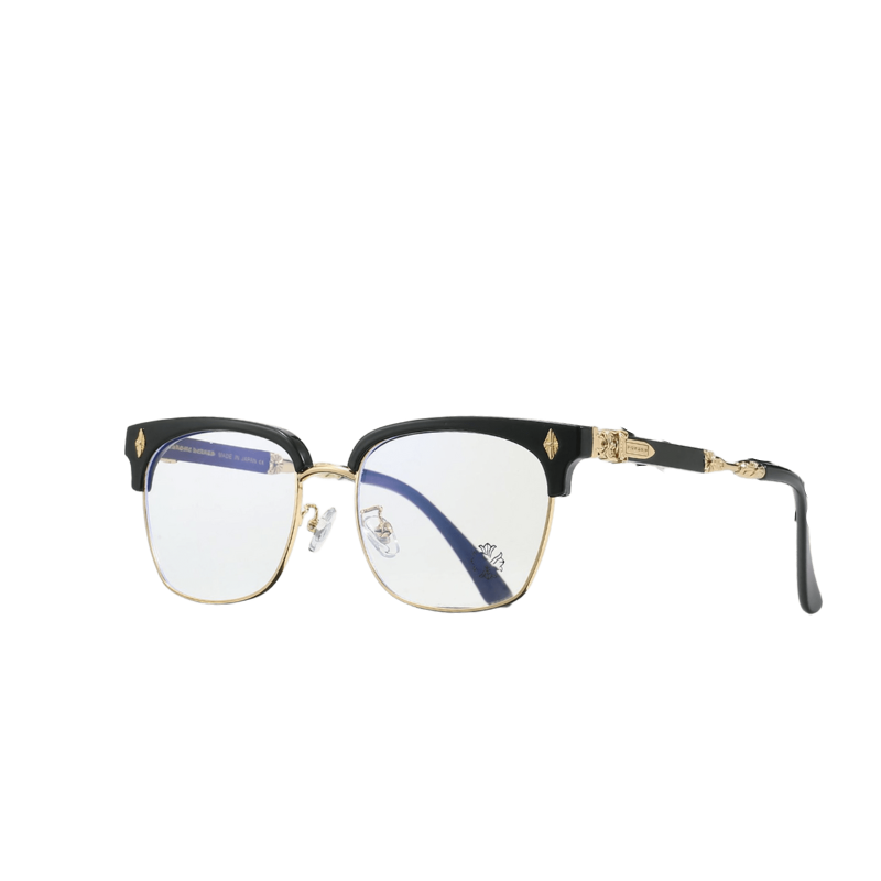 Óculos Chrome Hearts Gold