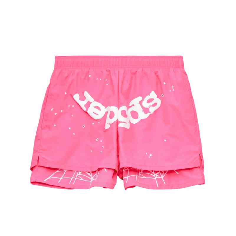 Short Sp5der OG Web Double Layer Pink