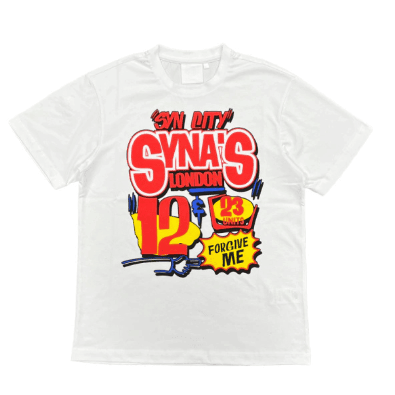 トップス syna world Camiseta Syna World 'Syn City' Branca