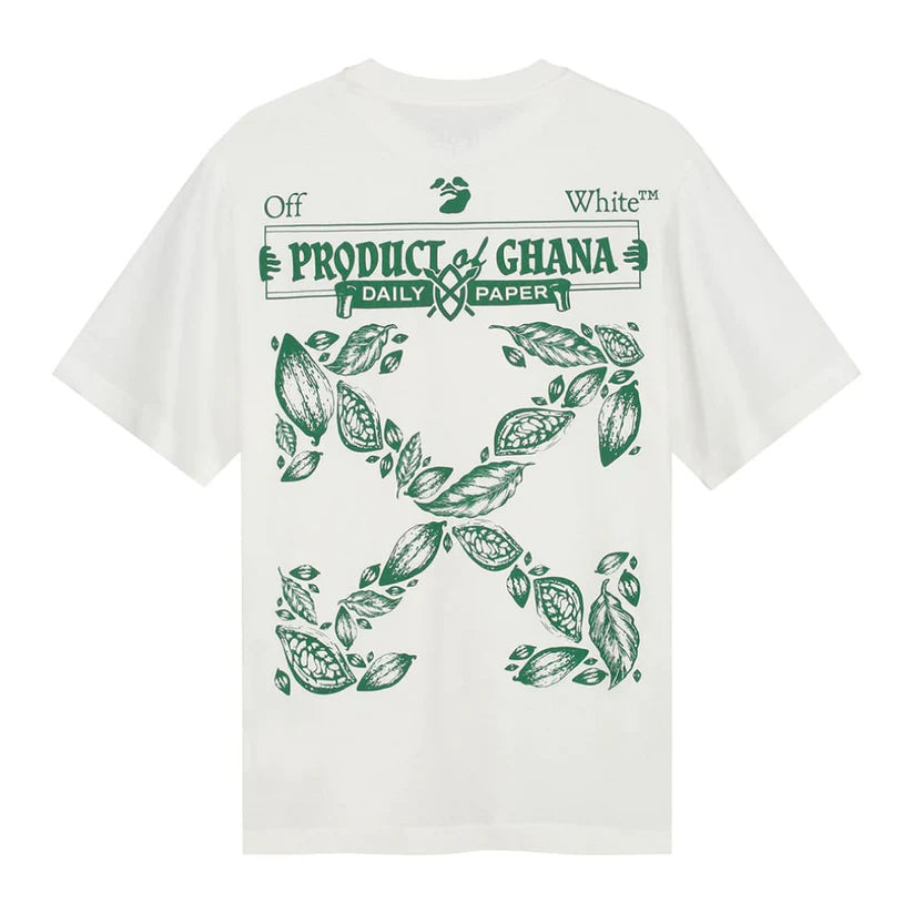 Camiseta Off-White x Daily Paper x Surf Ghana White