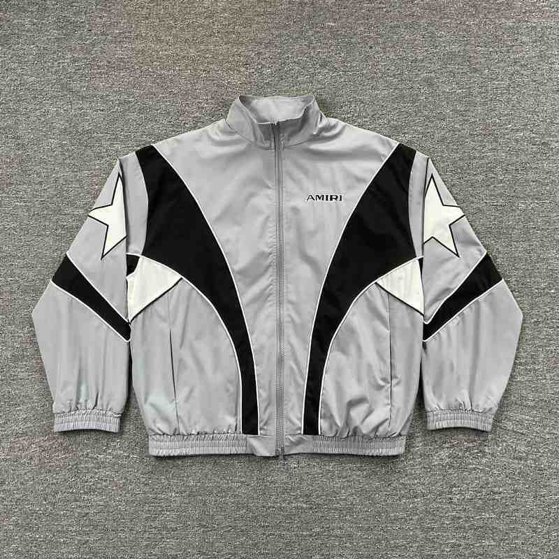 Jaqueta Amiri Sport Windbreaker Grey