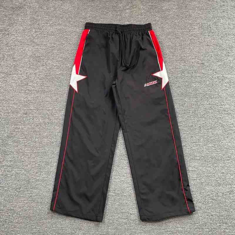 Calça Amiri Sport Track Black/Red