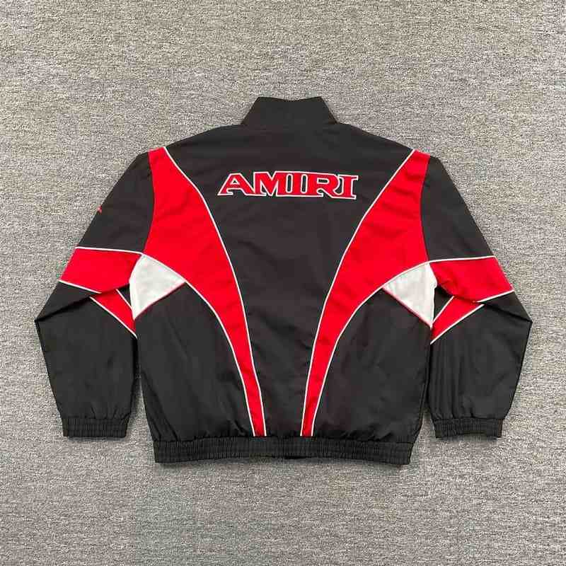 Jaqueta Amiri Sport Windbreaker Black/Red