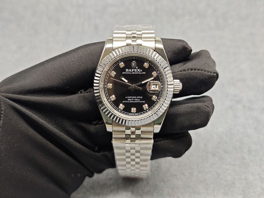 Relógio BAPE Type 6 BAPEX Prata