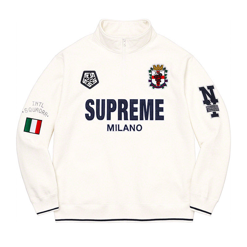 (Supreme)mirano ハーフジップ Moletom Supreme Milano Half Zip