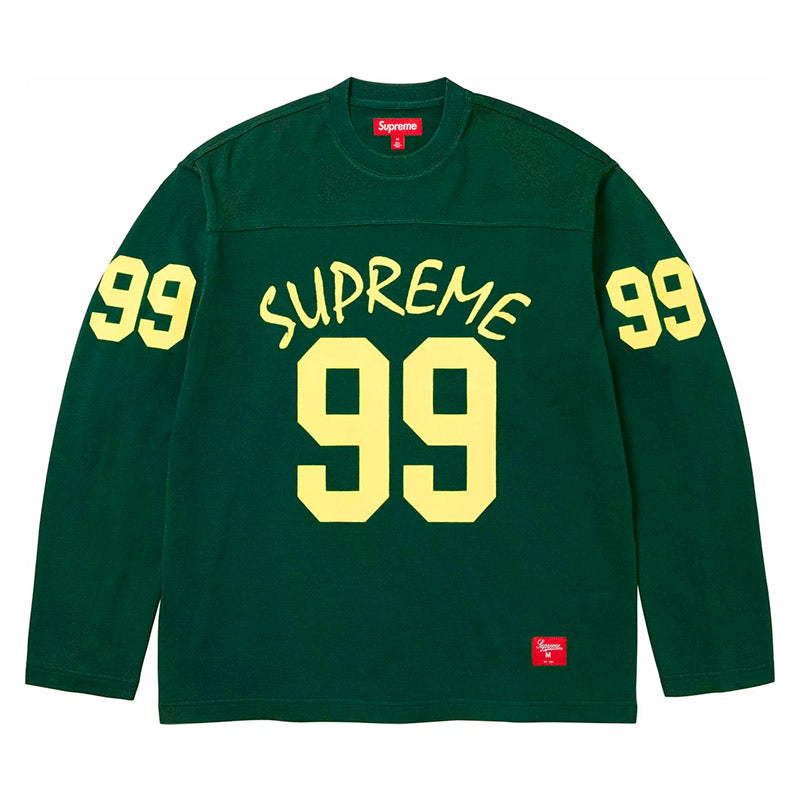 激レア✨Supreme 99 L/S Football Top Stone XL Camisa Supreme 99 L/S Football Verde