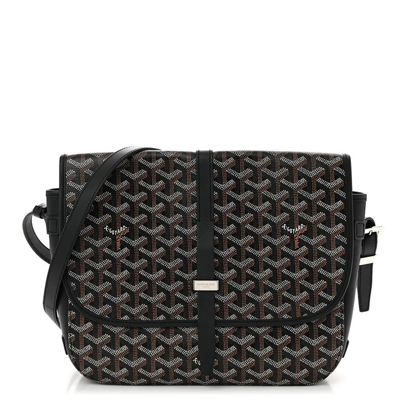 Bag Goayrd Goyardine Belvedere Messenger Black