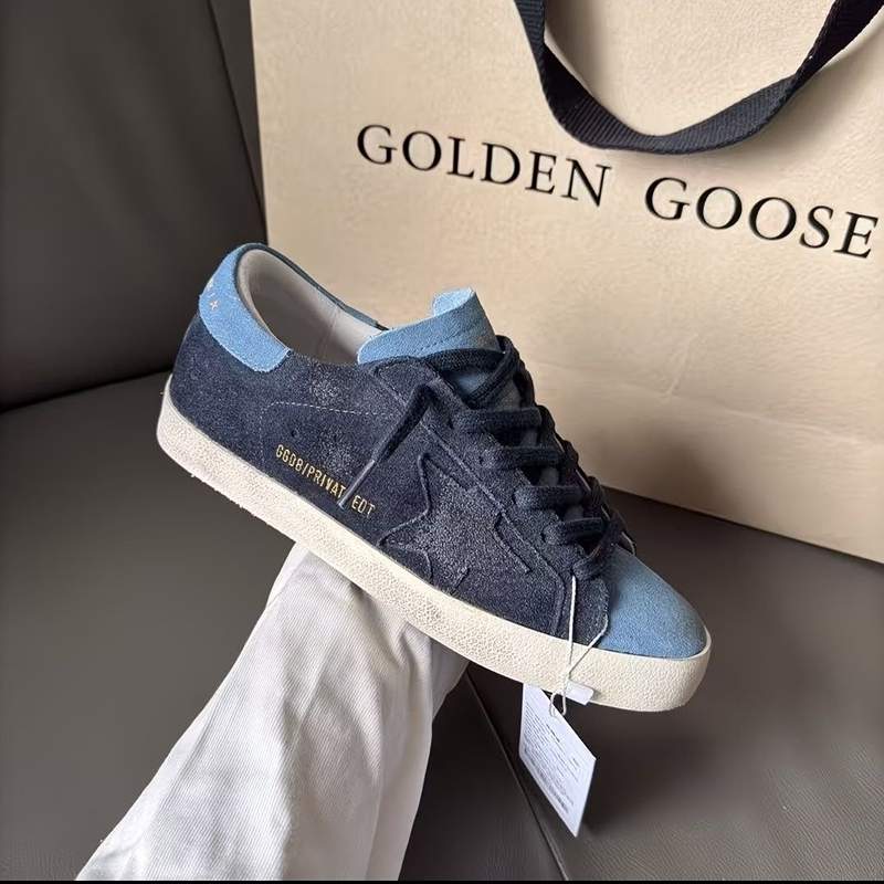Golden Goose Super-Star Dark Bluelight Blue