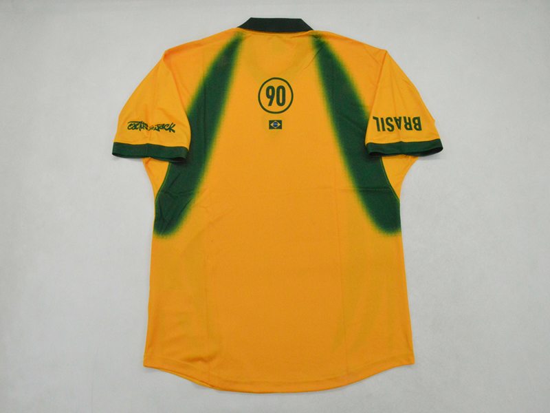 Camiseta Cactus Jack x Nike Brasil Total 90 Retro Jersey Yellow
