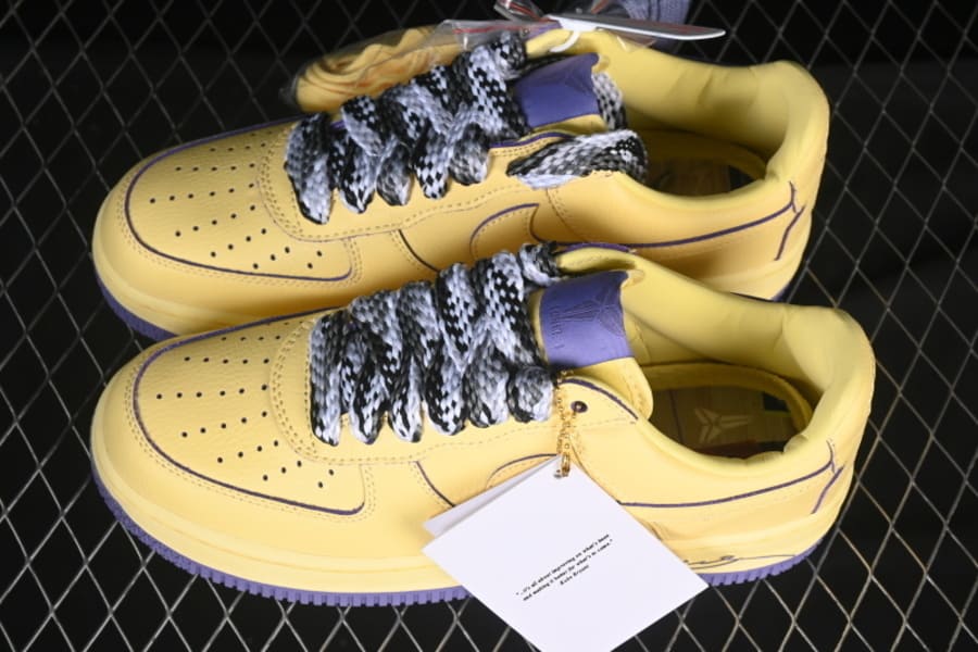 Kobe Bryant x Nike Air Force 1 Protro Mamba Mentality Soft Yellow