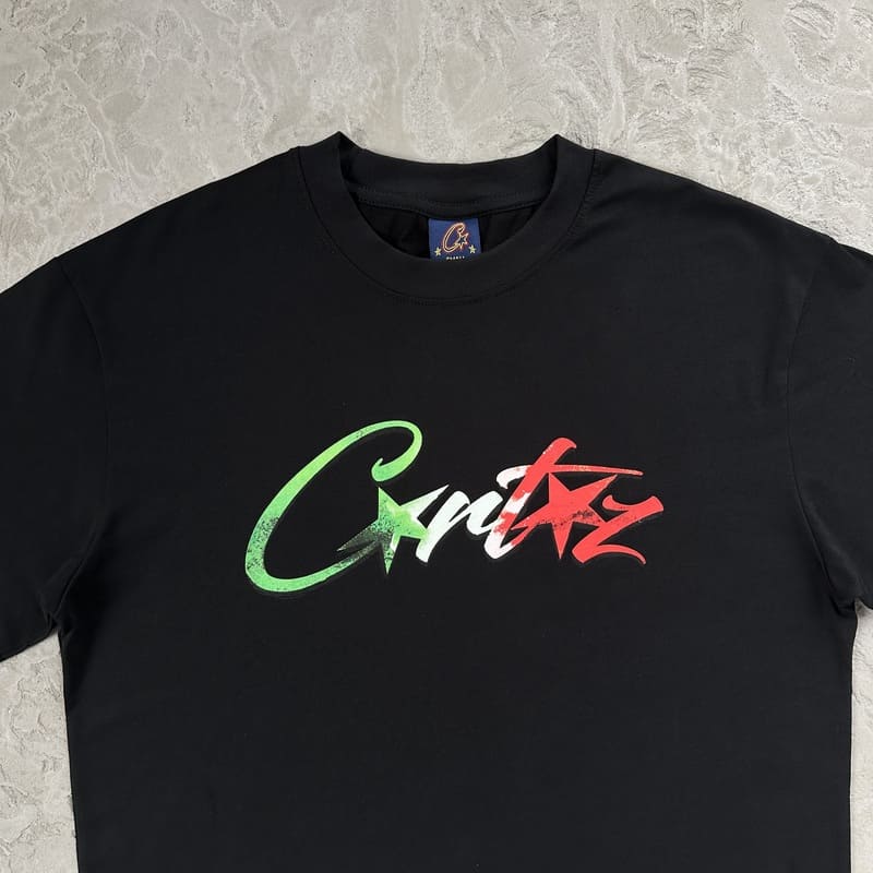 Camiseta Corteiz Allstarz Itália Preta