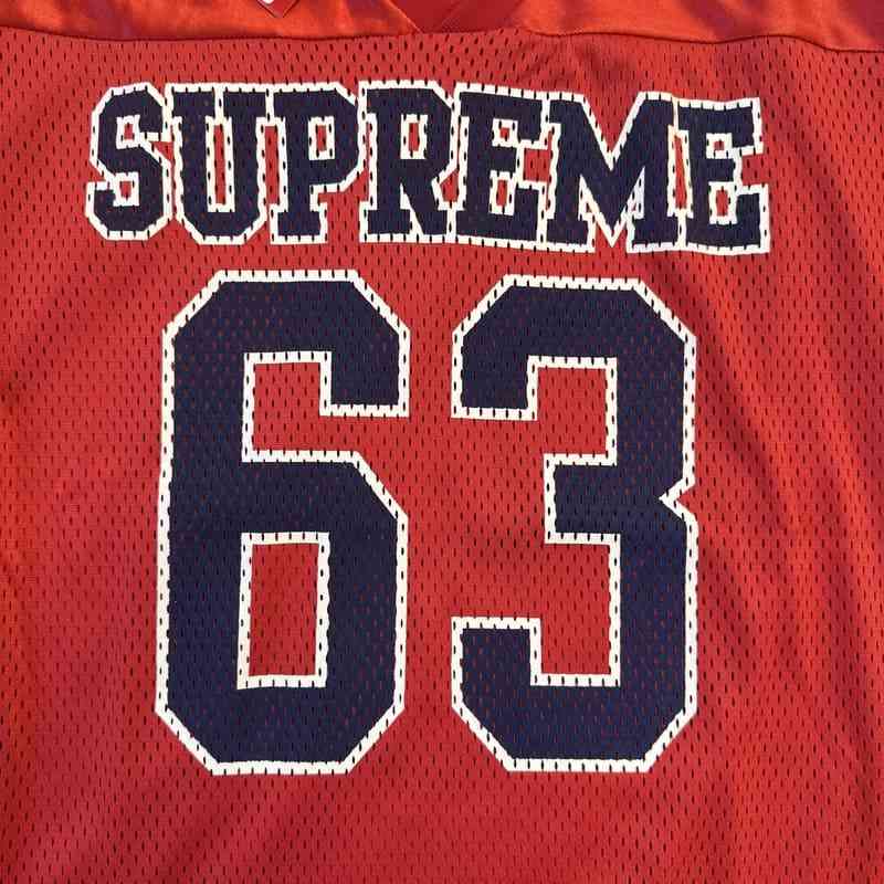 Camiseta Supreme Jersey Bones Football Red