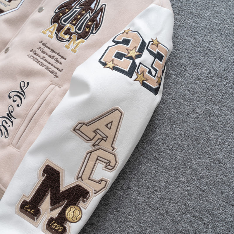 Pronta Entrega - Jaqueta Varsity Off-White x AC Milan