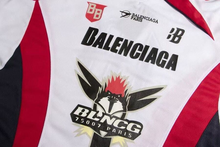 Camisa Balenciaga Hockey White