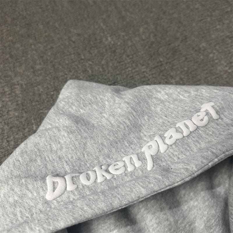 Moletom Broken Planet Zip Up Grey