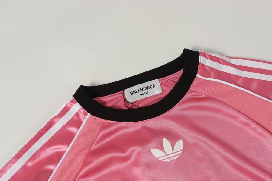 Camisa Balenciaga x Adidas Athletic Jersey Rosa