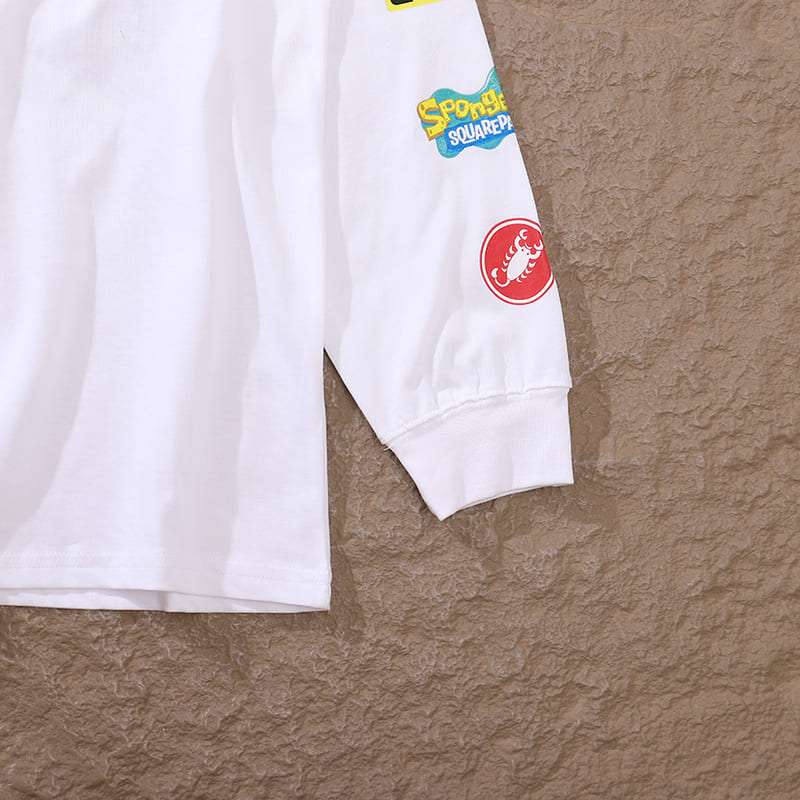 Camisa Supreme Castelli Racing x Bob Esponja Branca