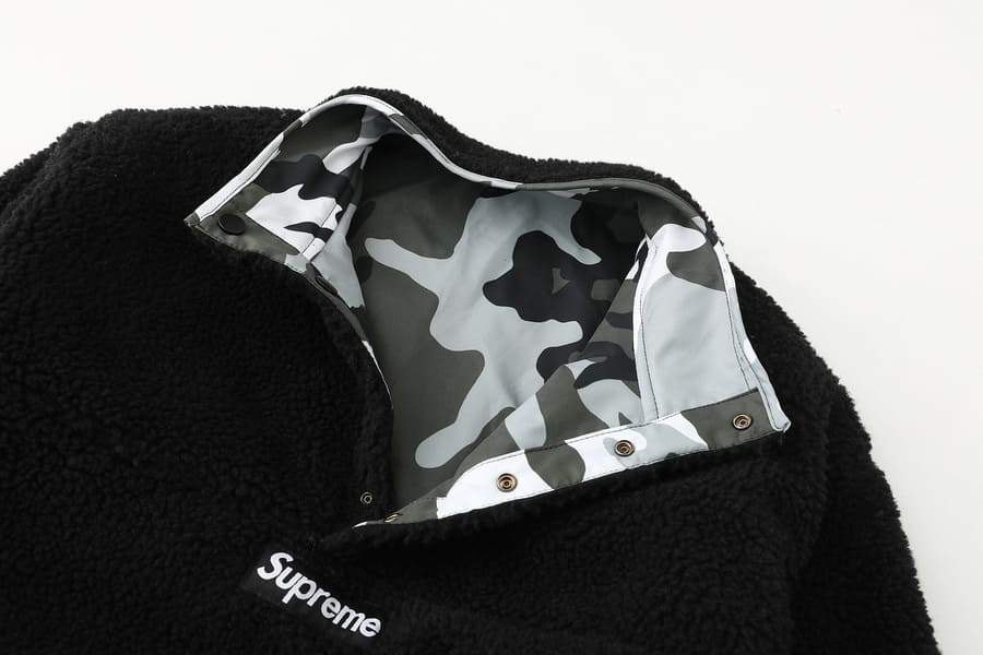 Jaqueta Supreme Polartec Shearling Pullover Dupla Face