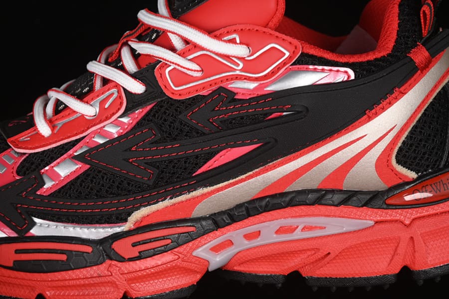 Off-White Be Right Red black