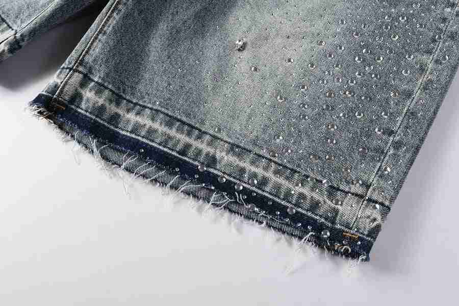 Bermuda Purple Brand Jeans Retro Crystal Denim